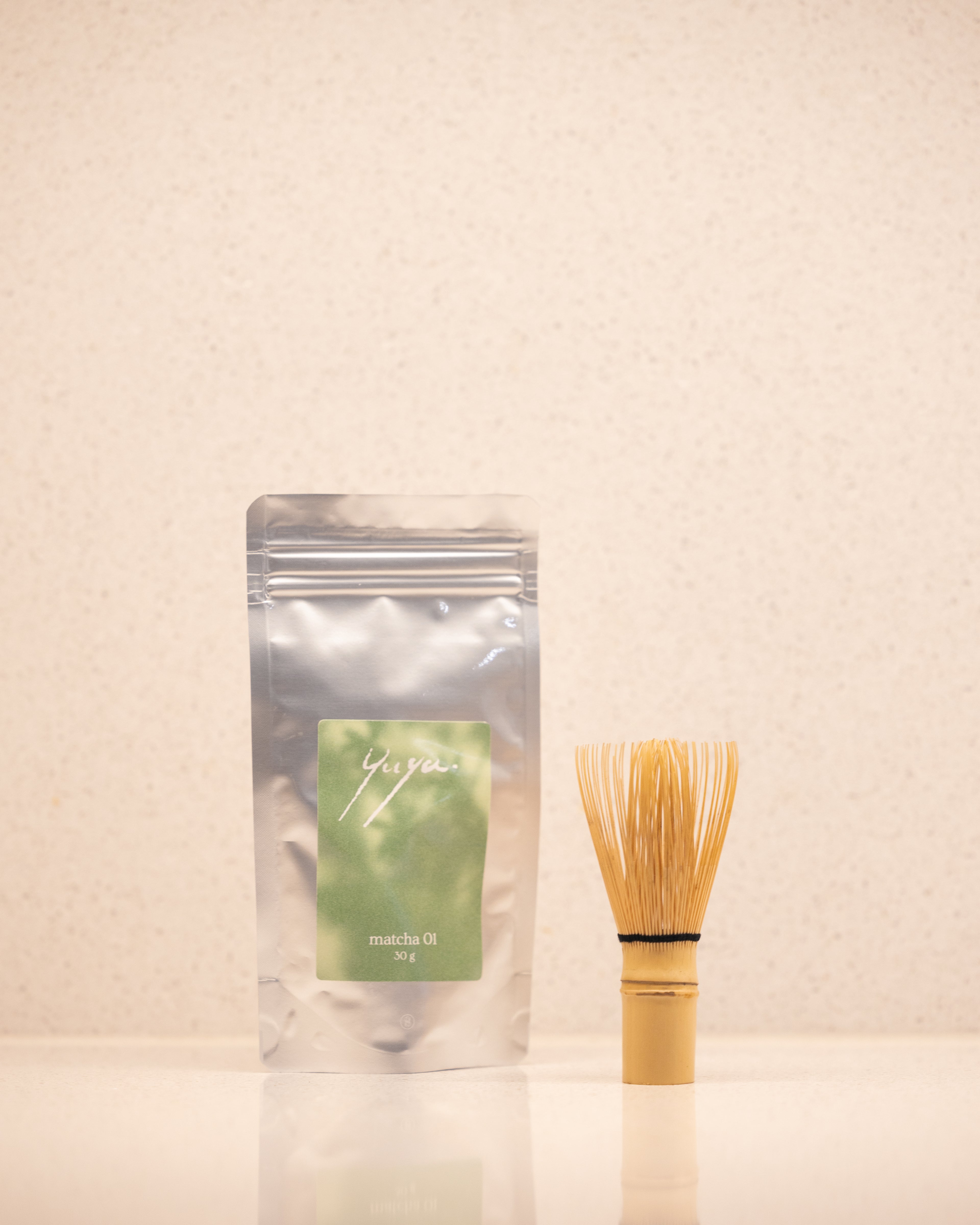 Matcha 01 + bambuspískur - byrjendasett