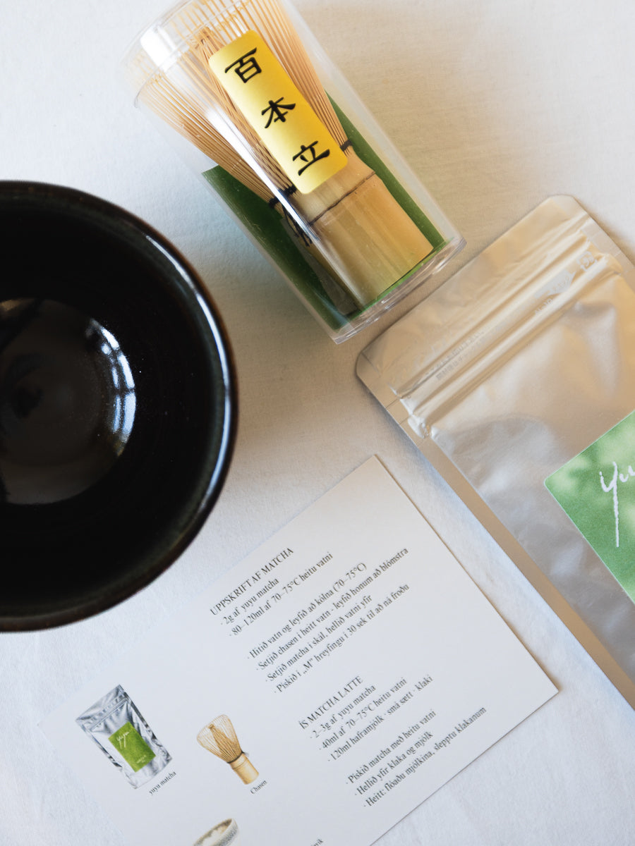 "The Matcha Moment" sett - Svart