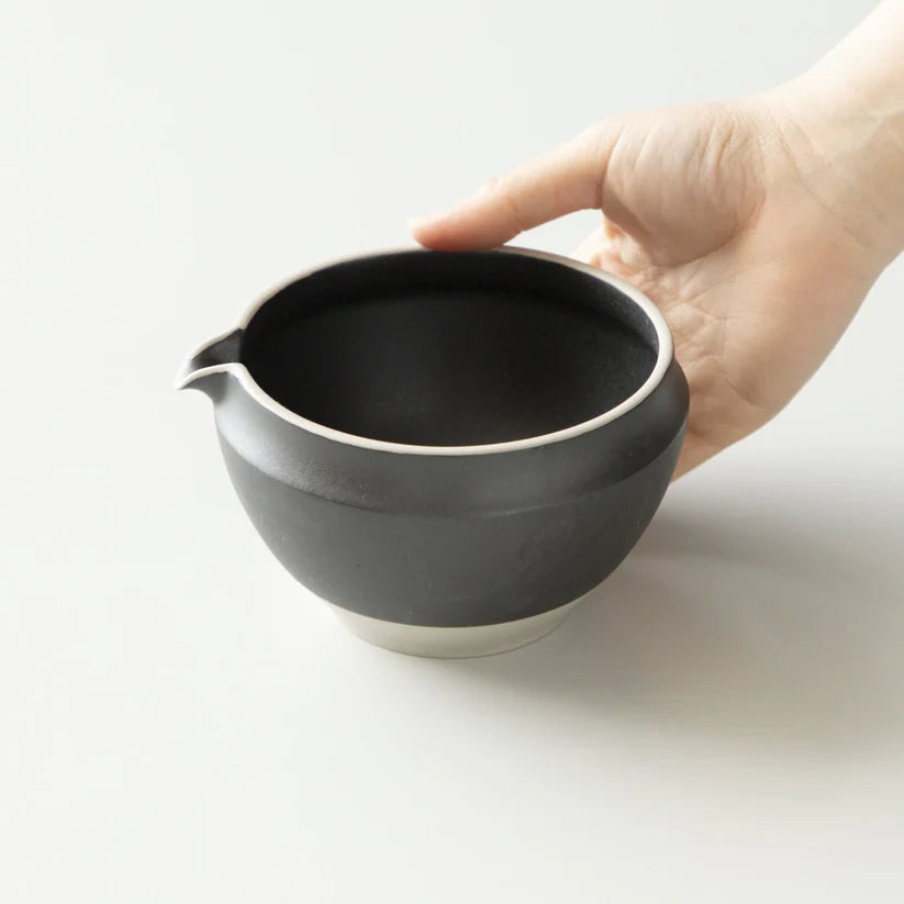 Origami Katakuchi Matcha Bowl Classic - Akatsuki Black