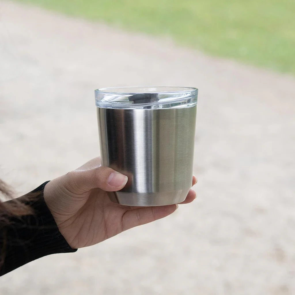 TO GO TUMBLER 240ml með loki - stainless steel