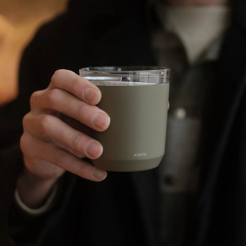 TO GO TUMBLER 240ml með loki - khaki